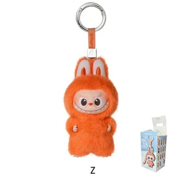 POP MART Labubu V4 The Monsters Pin For Love Alphabet Plush Pendant - Letter Z