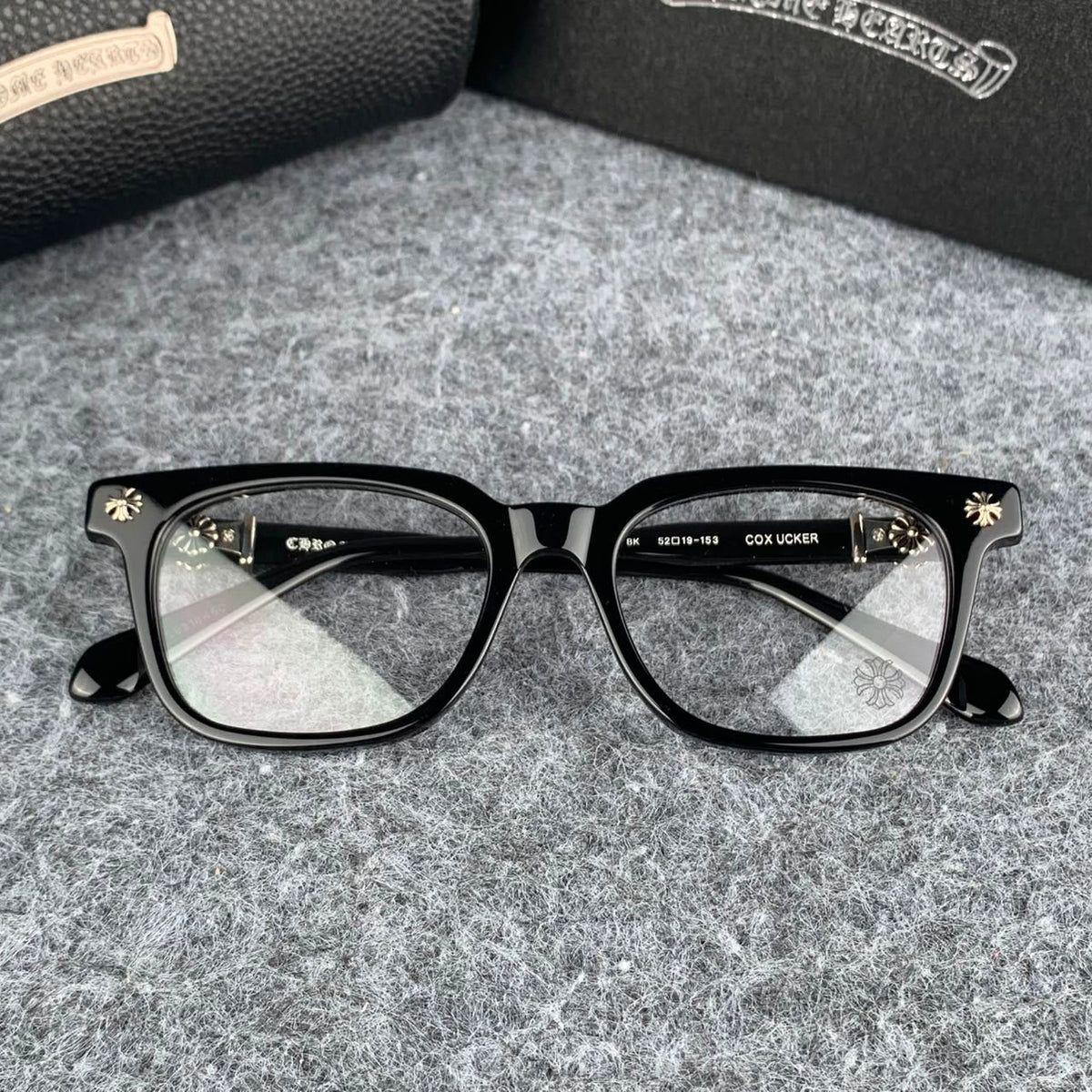 Chrome Hearts Cox Ucker Glasses 'Black'