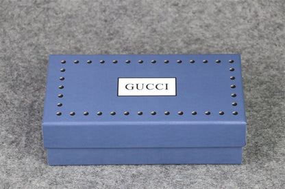 Gucci Double-Bridge Metal Pilot/Square Eyeglasses 'Silver'