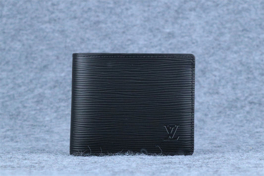 Louis Vuitton Multiple Wallet 'Black Epi Leather' (3 Card Slots)