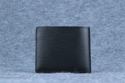 Louis Vuitton Multiple Wallet 'Black Epi Leather' (3 Card Slots)