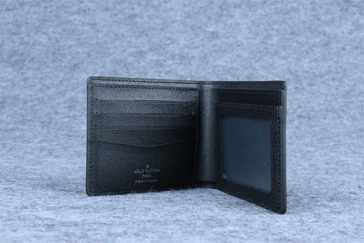 Louis Vuitton Multiple Wallet 'Black Epi Leather' (3 Card Slots)