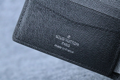 Louis Vuitton Multiple Wallet 'Black Epi Leather' (3 Card Slots)