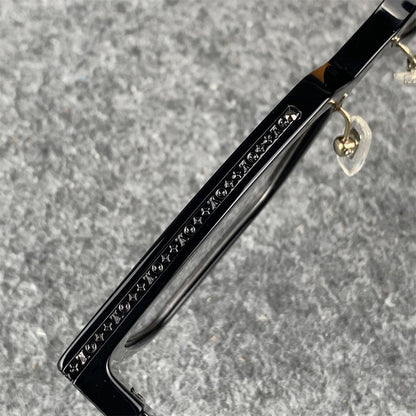 LV  Acetate 1.1 Millionaires Eyeglasses 'Black'