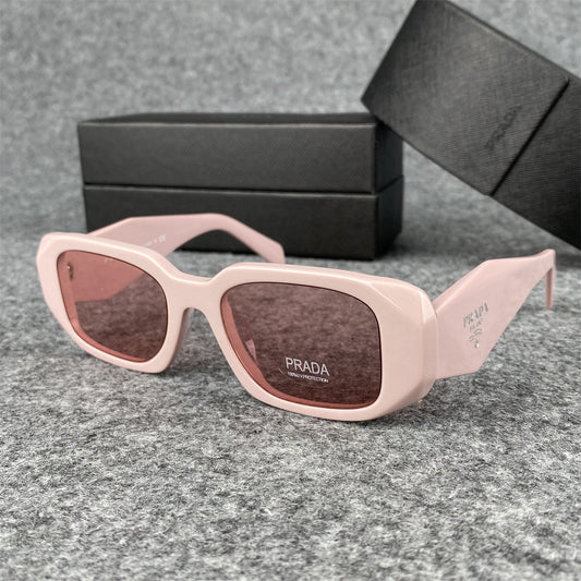 Prada Oversized Frame Sunglasses 'Pink'
