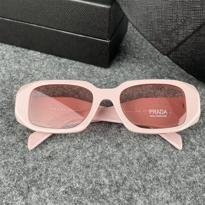 Prada Oversized Frame Sunglasses 'Pink'
