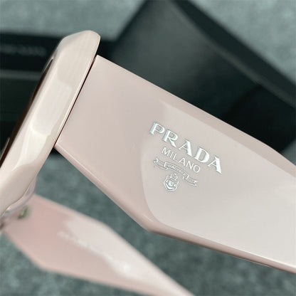 Prada Oversized Frame Sunglasses 'Pink'