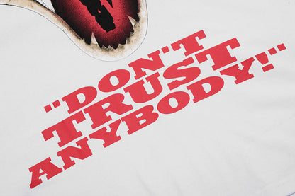 Vlone DON'T TRUST ANYBODY snake head print T-shirts