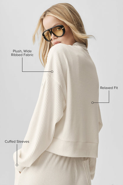 Muse Crew Neck Pullover - Ivory