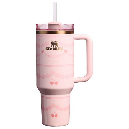 Stanley Cup Valentine's Day 40 oz Stainless Steel H2.0 Flowstate Quencher Tumbler