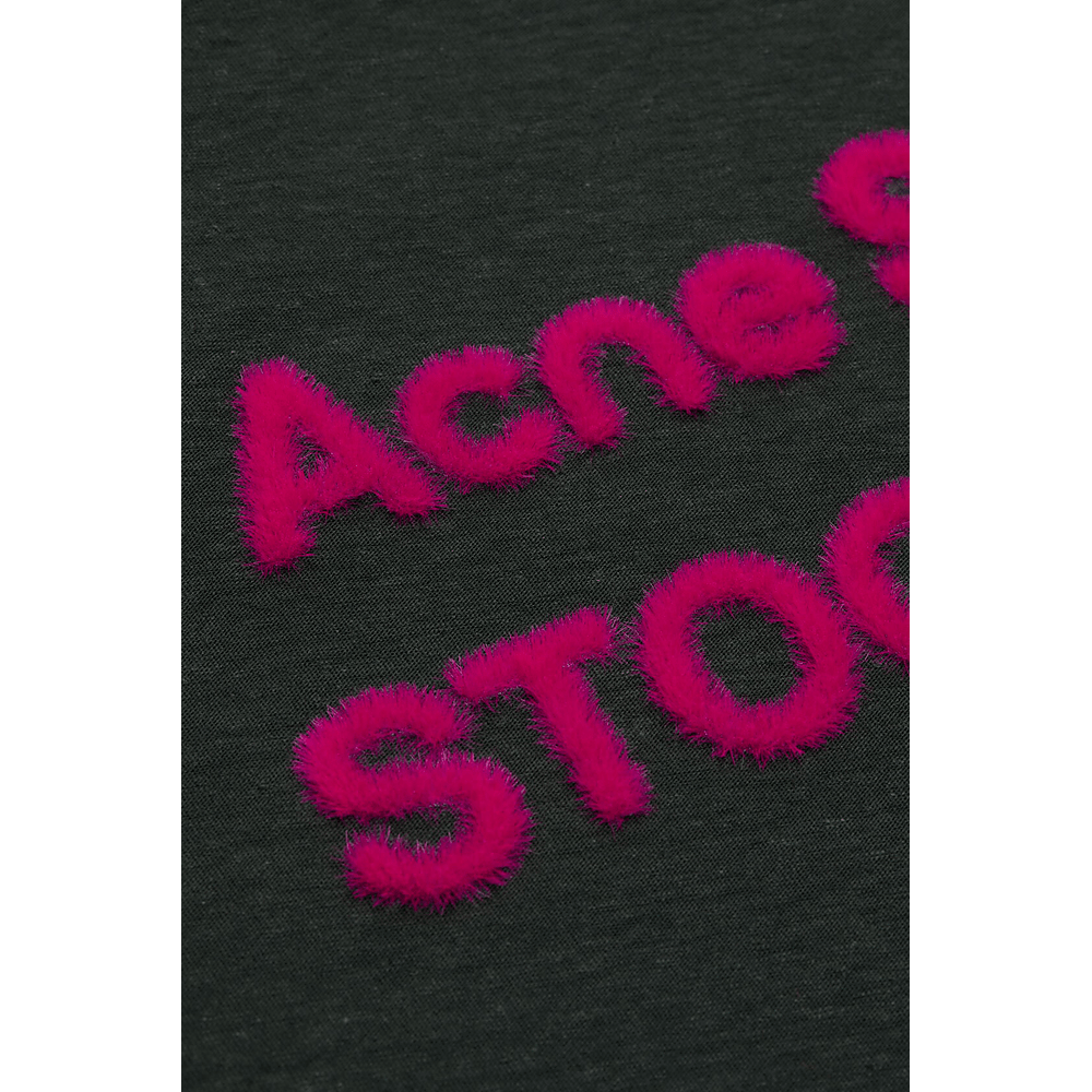 Acne Studios 1996 LOGO Long Sleeve RELAXED FIT Black