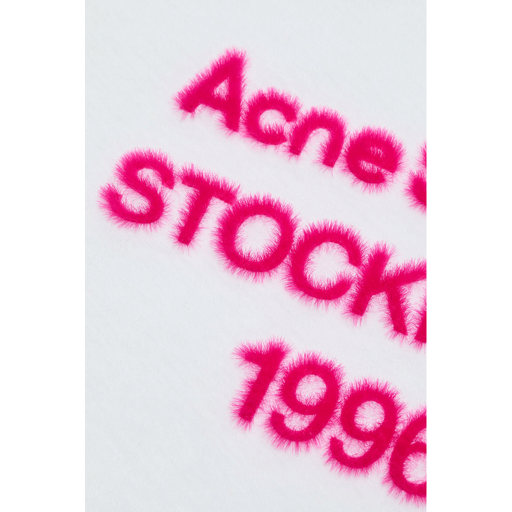 Acne Studios 1996 LOGO Long Sleeve RELAXED FIT Off white