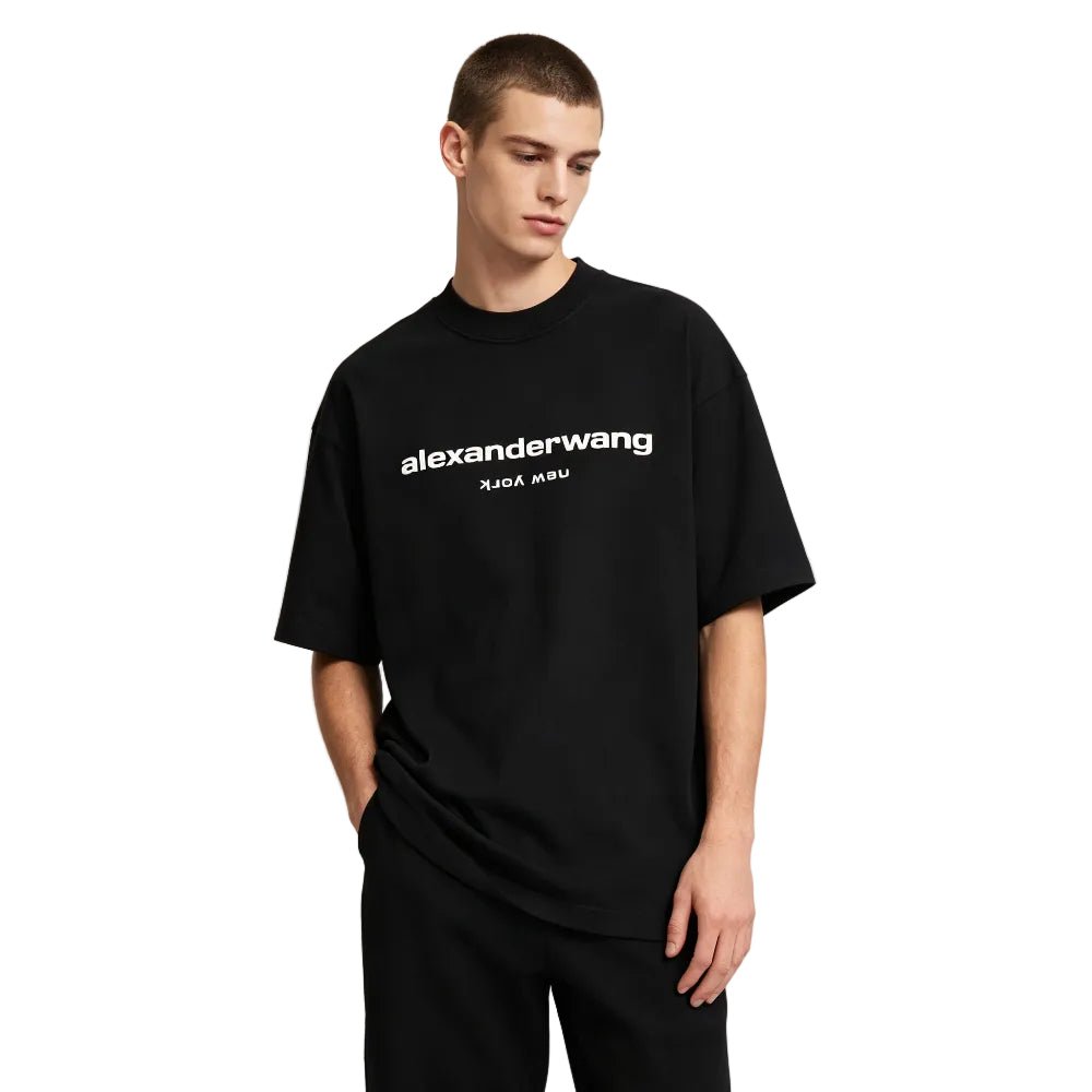 Alexander Wang Puff Logo Tee Black