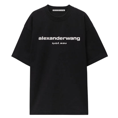 Alexander Wang Puff Logo Tee Black