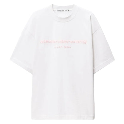 Alexander Wang Puff Logo Tee White