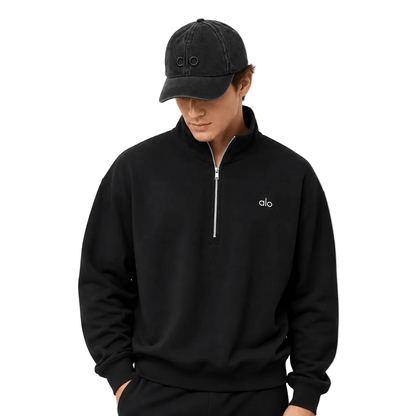 Alo Washed Off Duty Cap Monument Wash Vintage Black