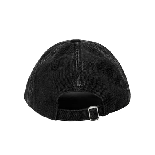 Alo Washed Off Duty Cap Monument Wash Vintage Black