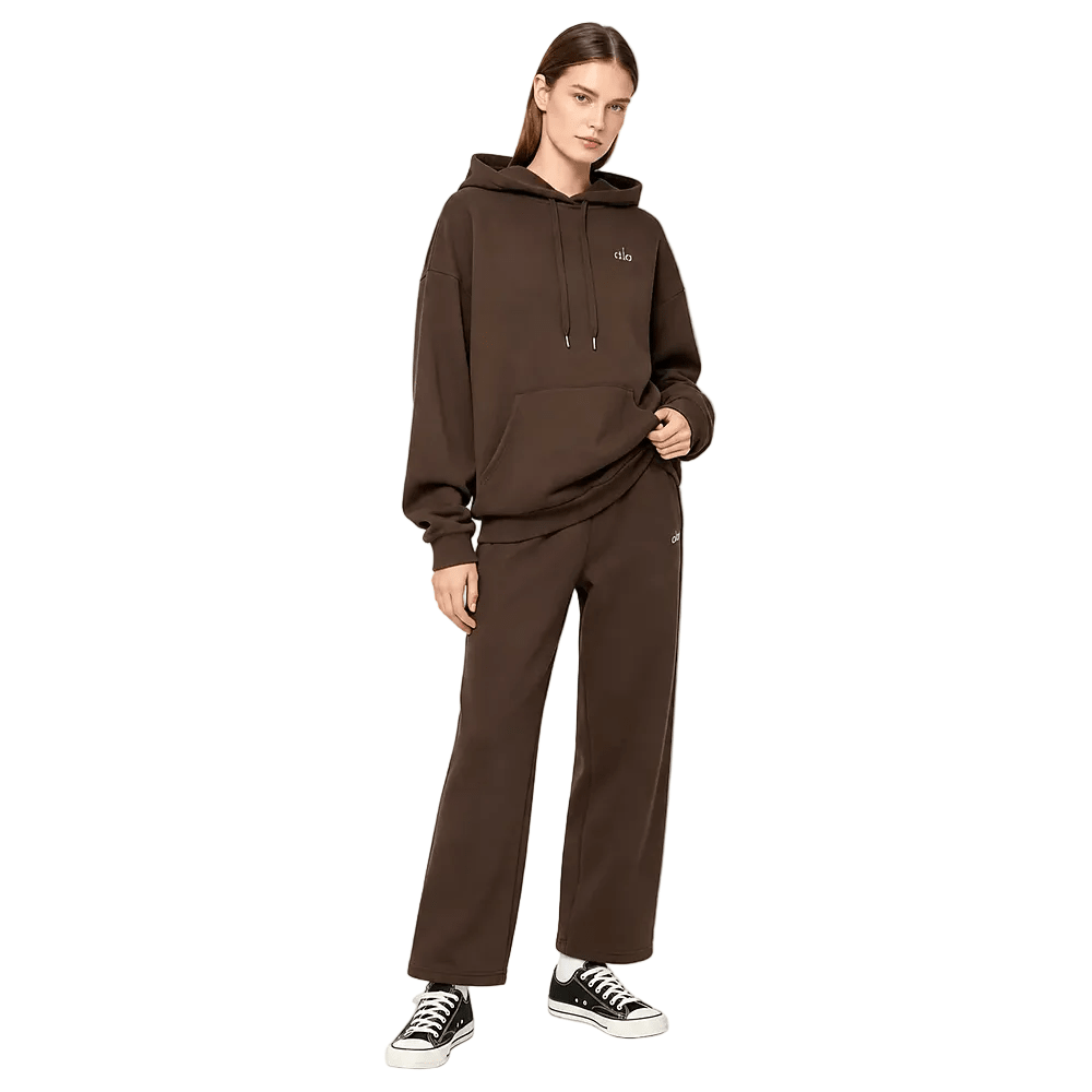 Alo Yoga Accolade Straight Leg Sweatpants Brown