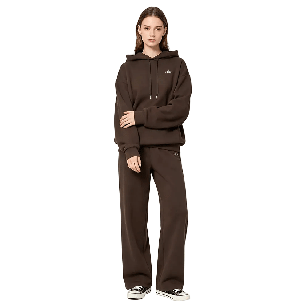 Alo Yoga Accolade Straight Leg Sweatpants Brown