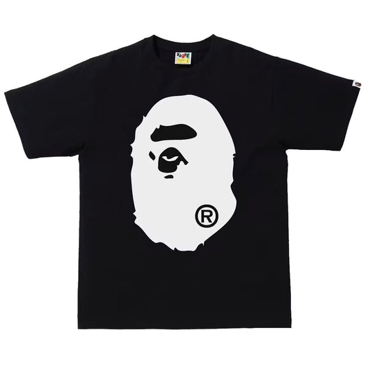 Bape Bicolor Big Ape Head Tee Black
