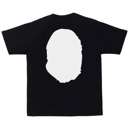 Bape Bicolor Big Ape Head Tee Black