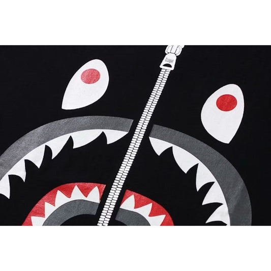 BAPE Shark Tee Black