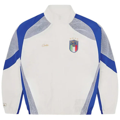 Corteiz RTW Italia Olympic Shuku Jacket White Blue