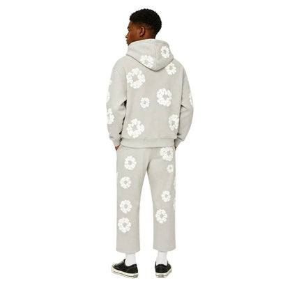 Denim Tears Cotton Wreath Baggy Sweatpants Grey