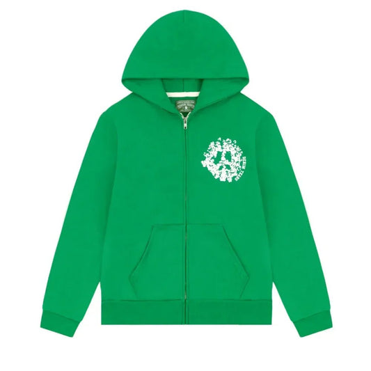 Denim Tears Denim University Zip Hoodie Green