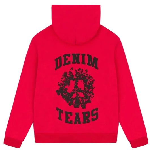 Denim Tears Denim University Zip Hoodie SS24 Red