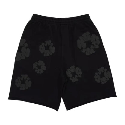 Denim Tears Mono Wreath Sweatshorts Black