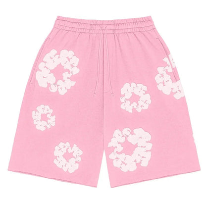 Denim Tears The Cotton Wreath Shorts Pink