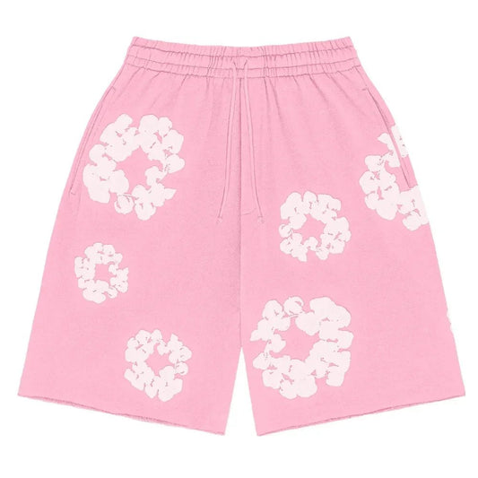 Denim Tears The Cotton Wreath Shorts Pink