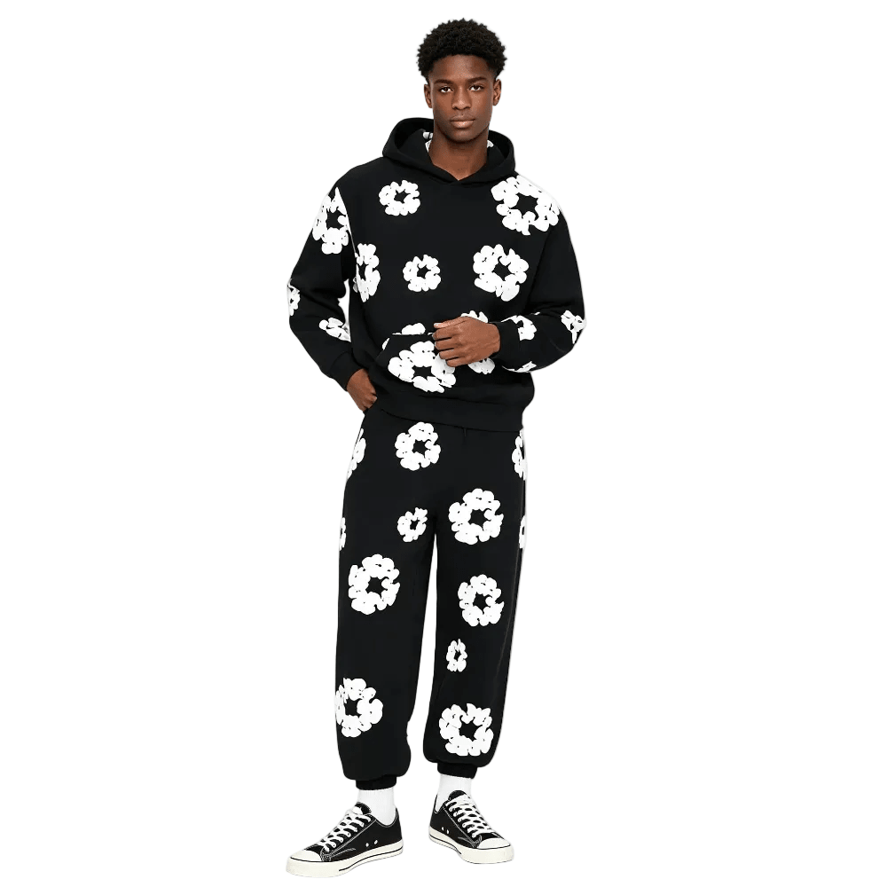 Denim Tears The Cottonwreath Sweatpants Black
