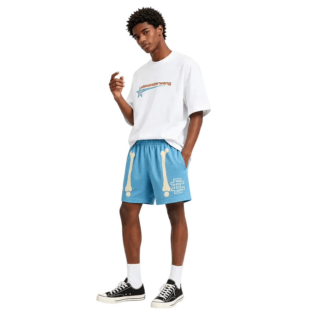 Eric Emanuel EE Basic Core Short Carolina Blue Bones