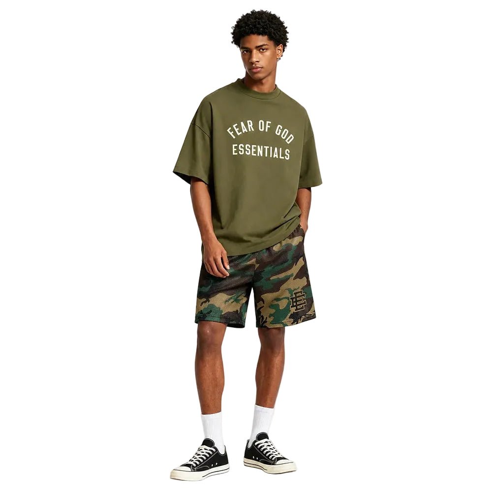 Eric Emanuel EE Basic Core Short  Green Black Camo