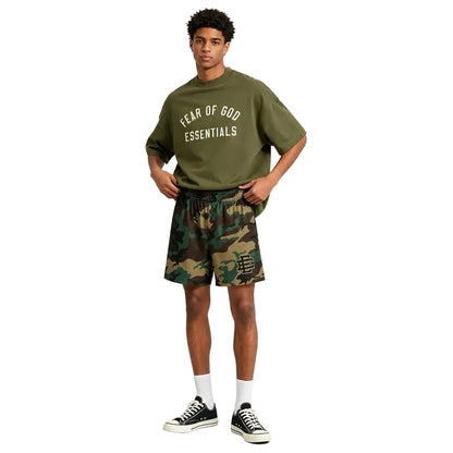 Eric Emanuel EE Basic Core Short  Green Black Camo