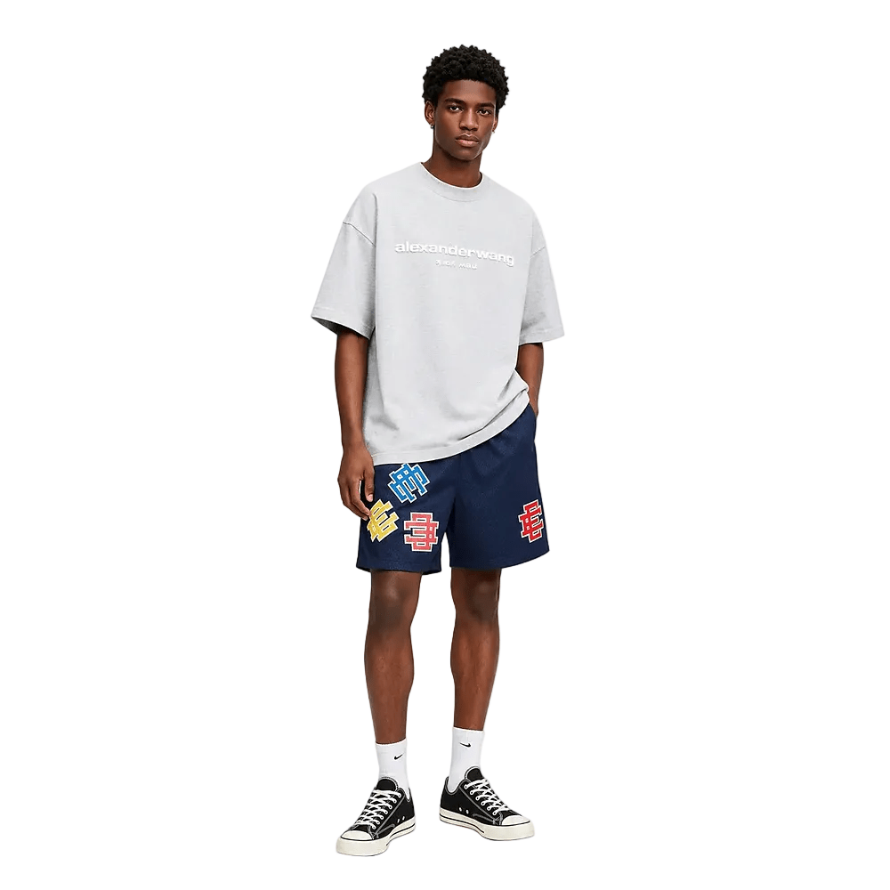 Eric Emanuel EE Basic Core Test Print Short Navy Test Print