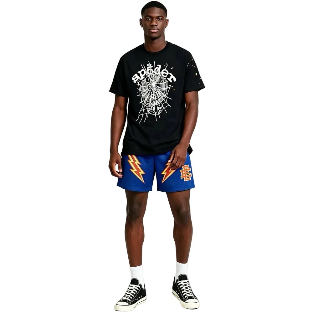 Eric Emanuel EE Short Blue Red Bolt