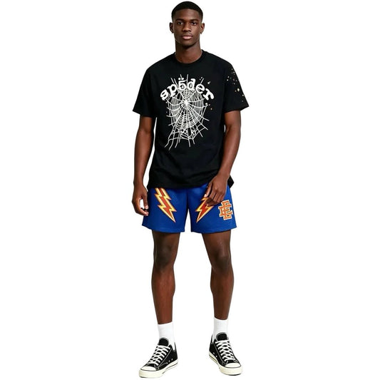 Eric Emanuel EE Short Blue Red Bolt