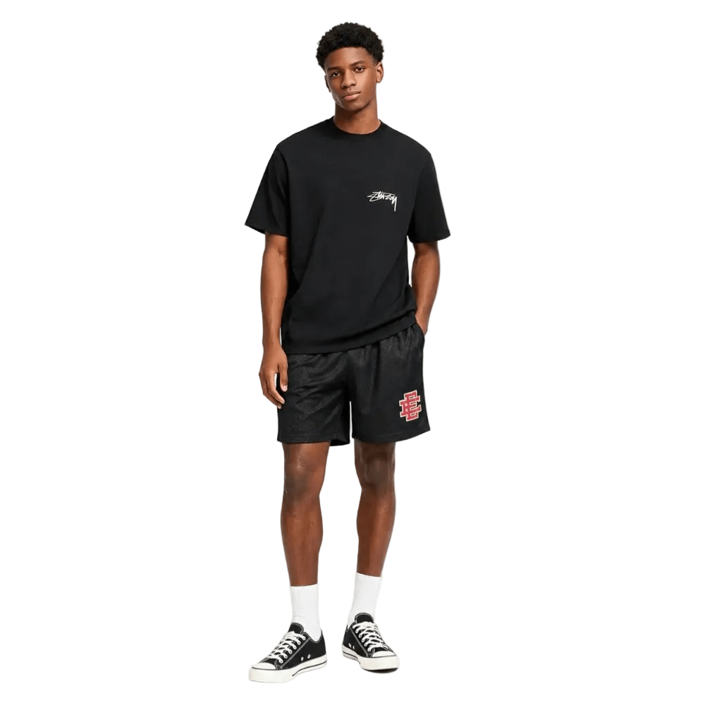 Eric Emanuel Men's Glitter Valentine's Basic Shorts Black