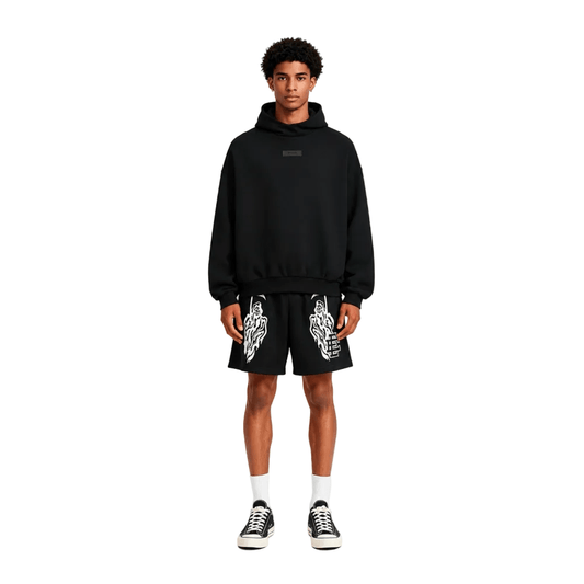 Eric Emanuel x Warren Lotas Short Black White