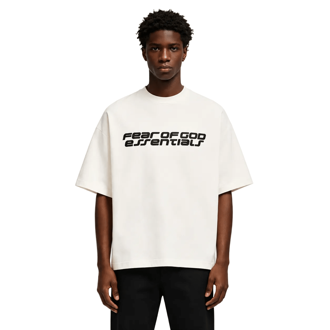 Fear of God Essentials 90s Short Sleeve Tee Ivory