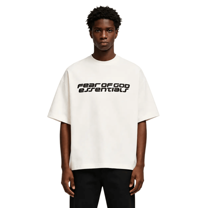 Fear of God Essentials 90s Short Sleeve Tee Ivory