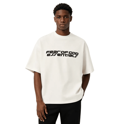 Fear of God Essentials 90s Short Sleeve Tee Ivory