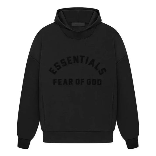 Fear of God Essentials Black Collection Hoodie Jet Black
