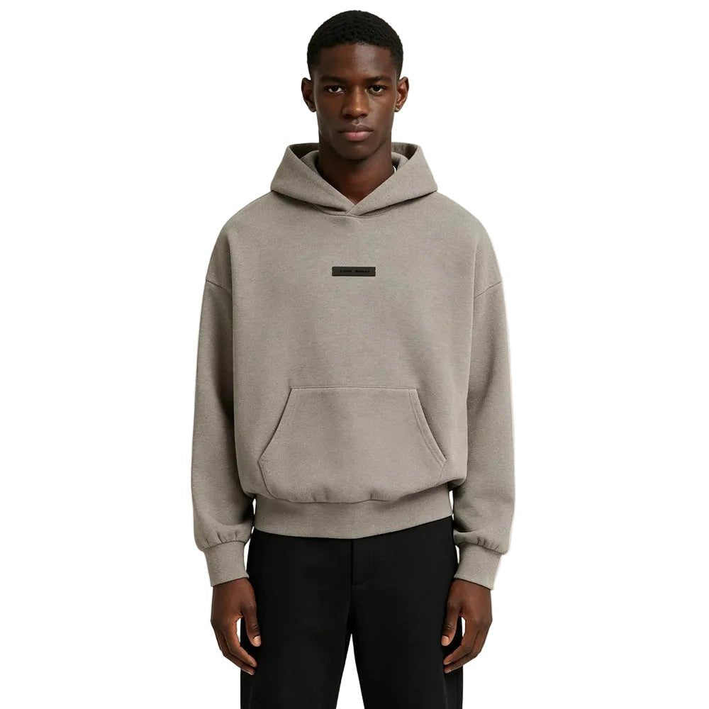 Fear of God Essentials Classic Fit Fleece Hoodie Homestead Heather
