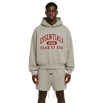 Fear of God Essentials Classic Fleece Sweatshort Homestead Heather