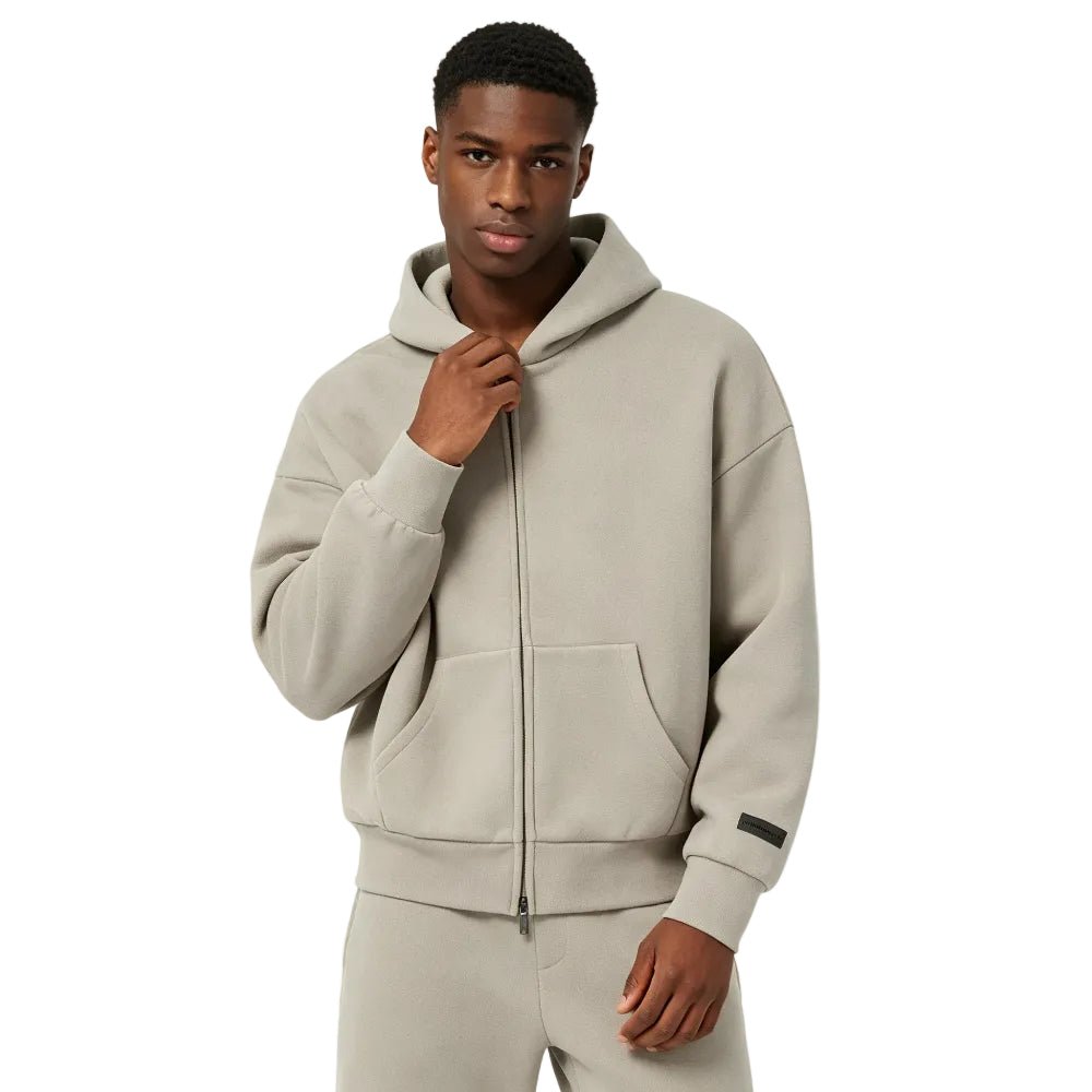 Fear of God Essentials Classic Full Zip Hoodie Timber