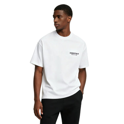 Fear of God Essentials Classic Short Sleeve Tee Bright White